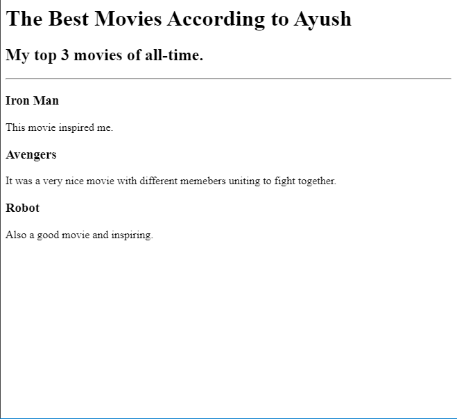 movie-ranking project preview